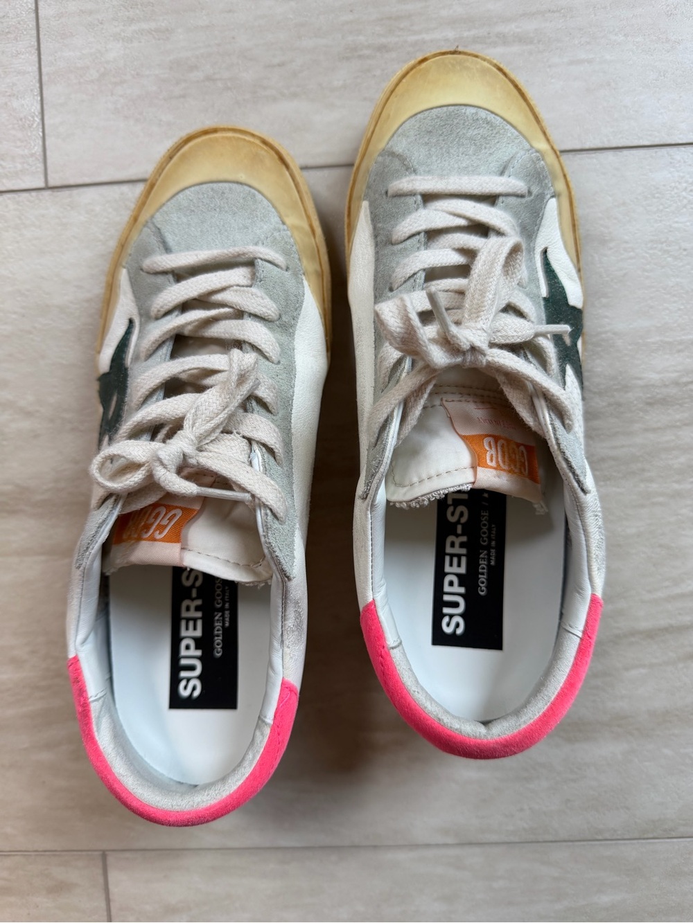 Golden Goose Super-Star Penstar Suede Low-top Women’s Sneakers size 38 - Picture 6 of 11